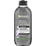 Garnier Pure Active Mizellenwasser mit Aktivkohle-Gel-Textur, 400 ml