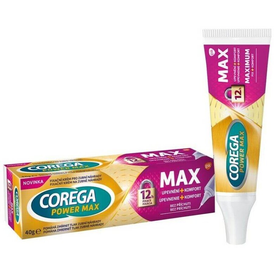 Corega Power MAX hold + comfort 40 g