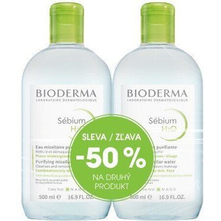 Bioderma Sébium H2O 1+1 Festival 2 x 500 ml