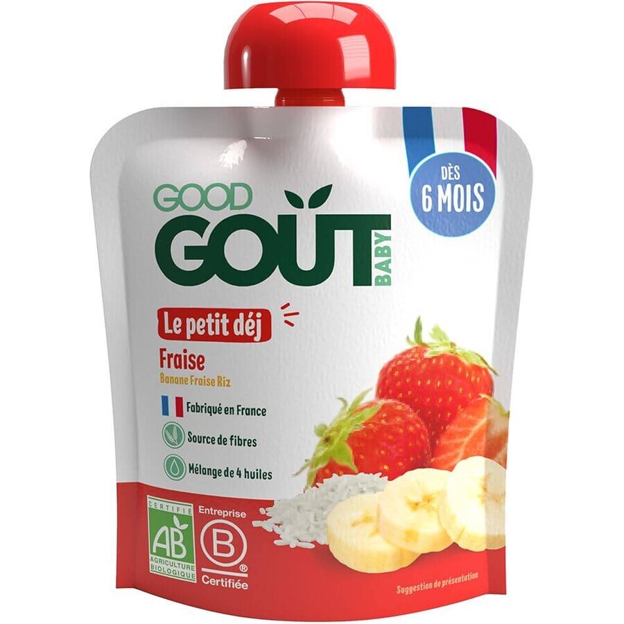 Good Goût Desayuno bio con fresas 70 g