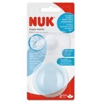 Nuk Siliconen Borstkapjes + doosje maat. M 2 stuks