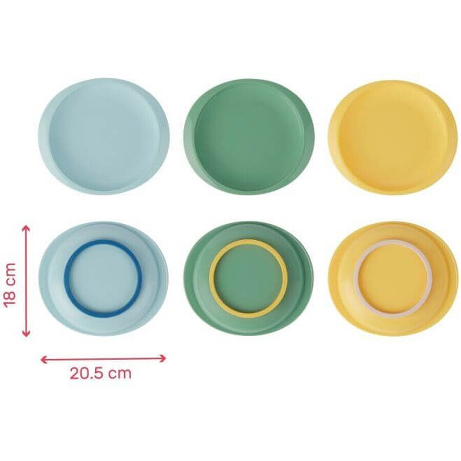 Badabulle Set d'assiettes 3 pcs