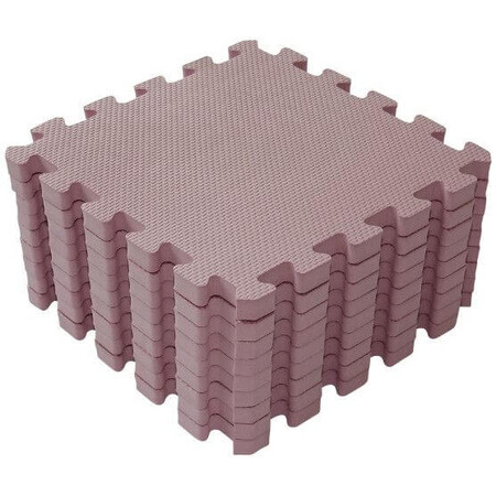 Baby Dan joc mat puzzle Dusty Rose 90x90cm 9 piese