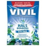 Vivil Bonbons Bonbons Extra Stark Minze Tropfen mit Vitamin C zuckerfrei 60 g