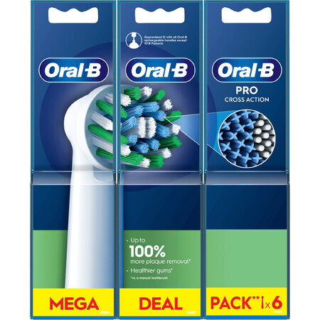 Oral-B Pro Cross Action Ersatzköpfe 6 Stück