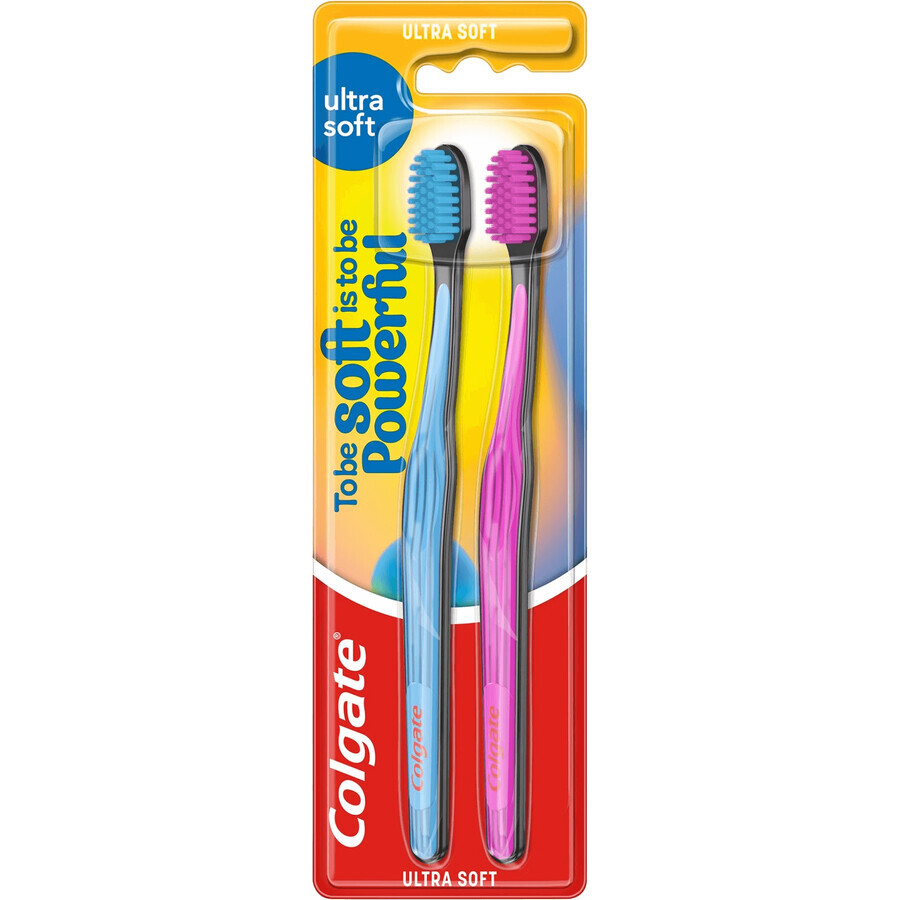 Cepillo de dientes Colgate Ultra Soft 2 piezas