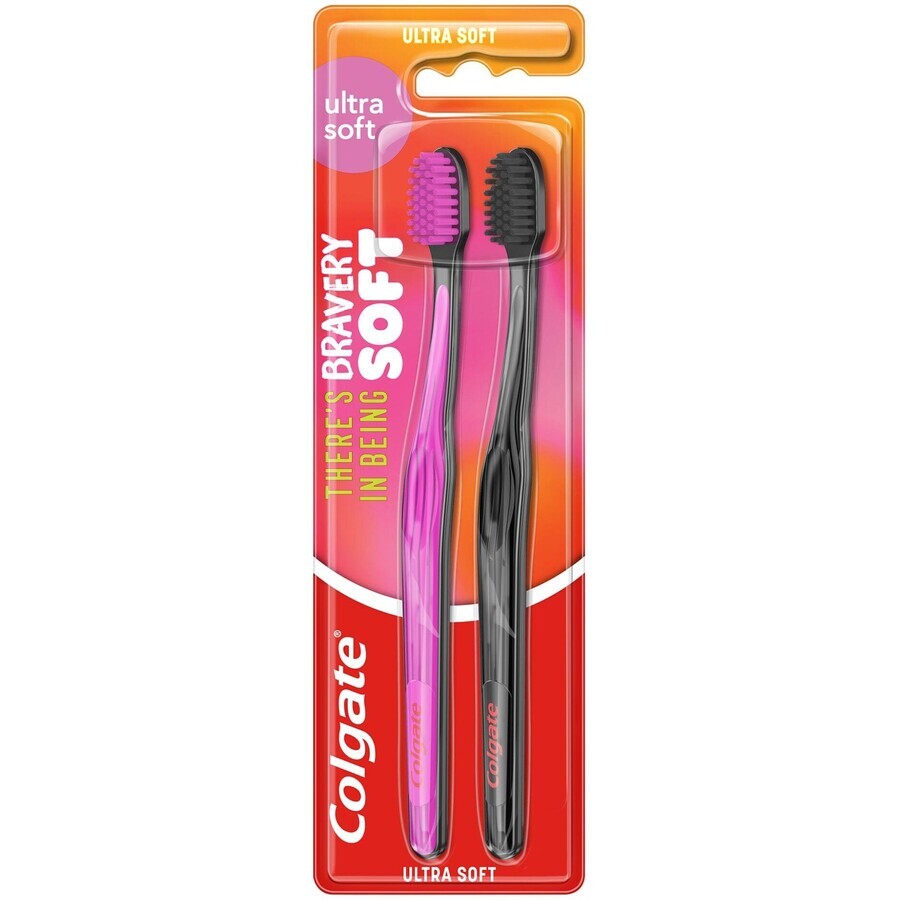 Cepillo de dientes Colgate Ultra Soft 2 piezas