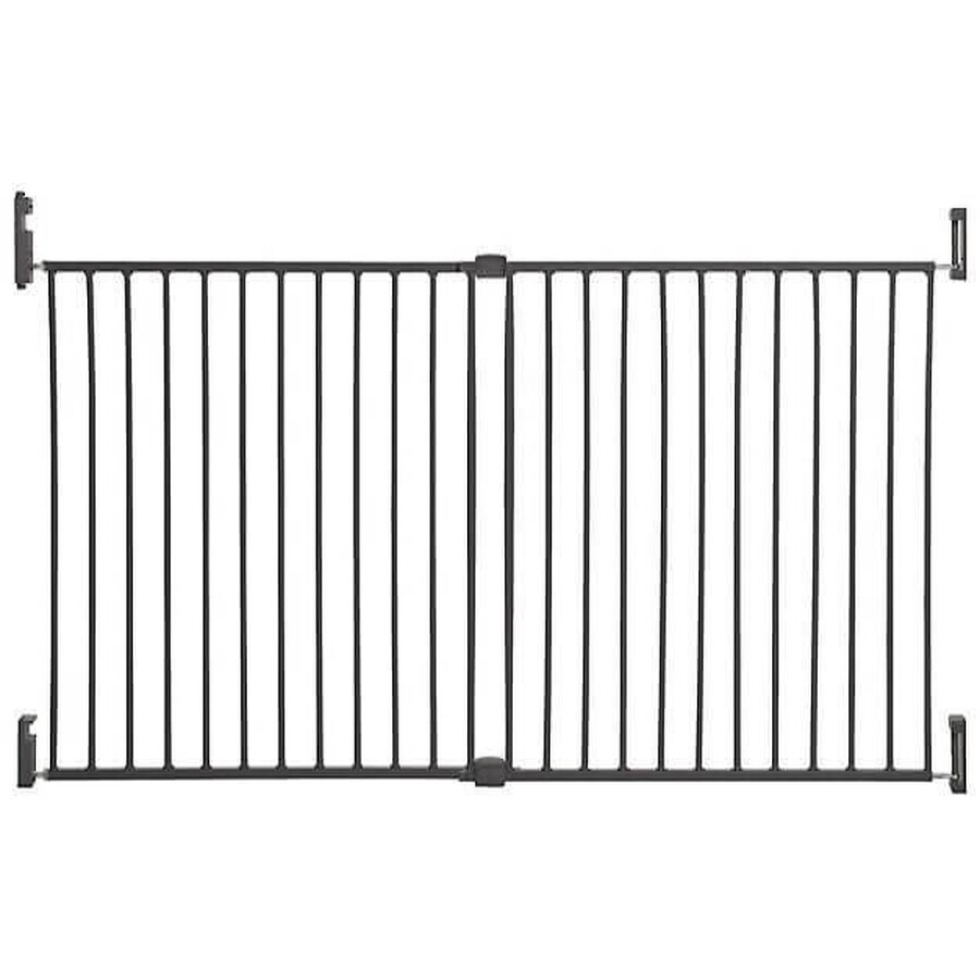 Dreambaby Safety Barrier Broadway with 2 extra wide panels gray