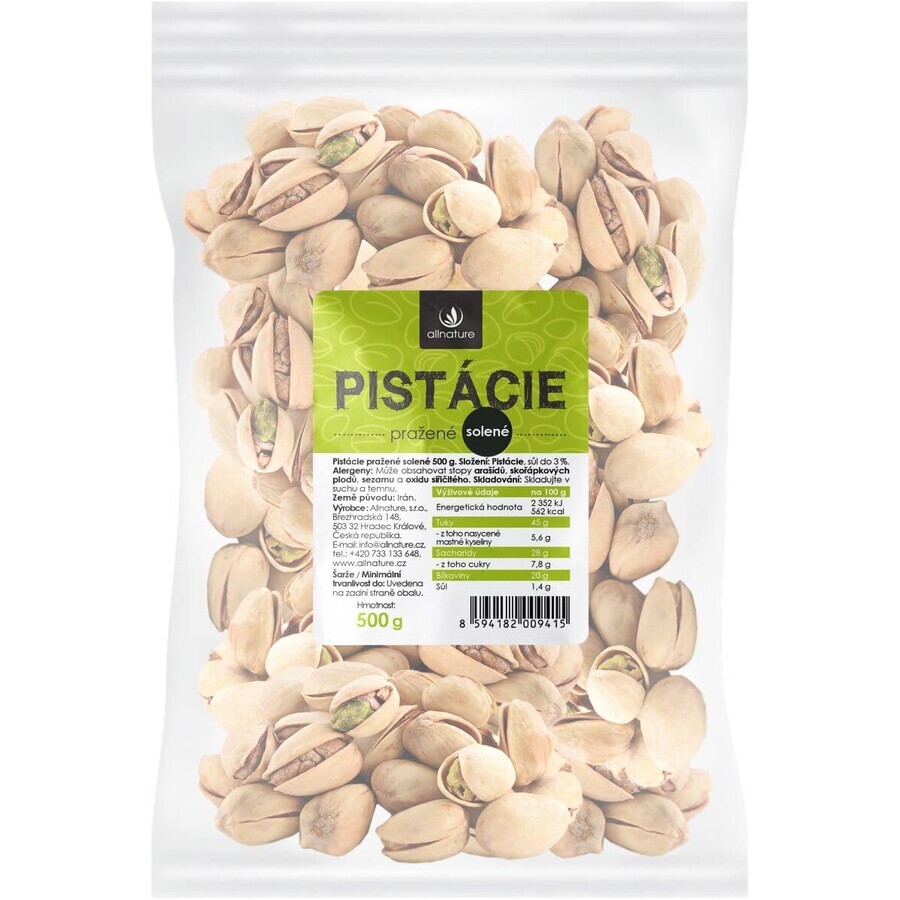 Pistacchi salati Allnature 500 g