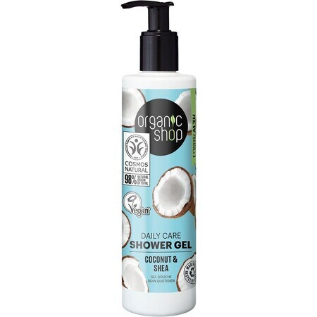 Organic Shop Moisturizing shower gel with coconut and shea butter 280 ml