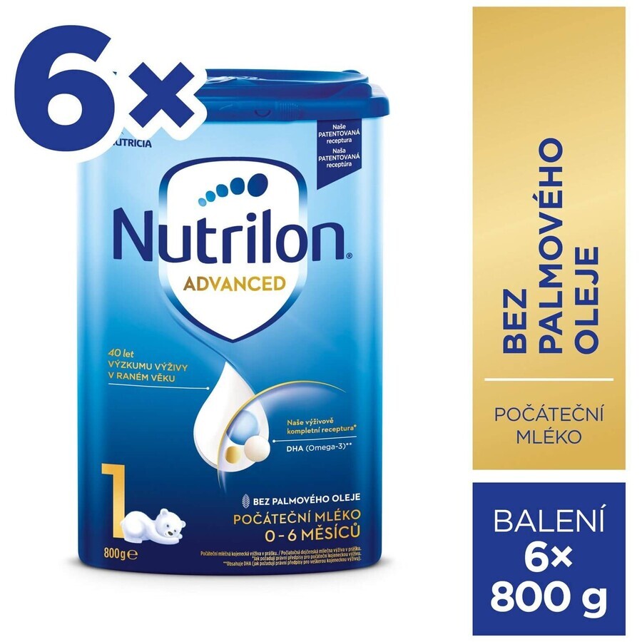 Nutrilon 1 Säuglingsmilchpulver 6 x 800 g