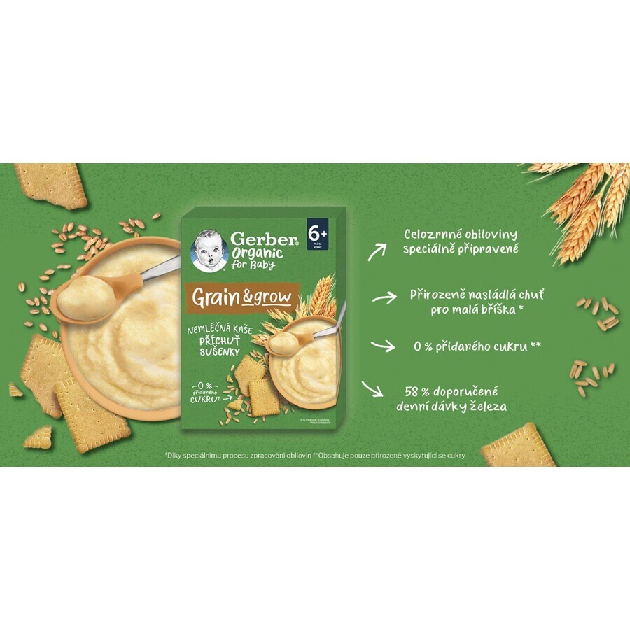 Gerber Bio milchfreier Brei mit Keksgeschmack 200 g