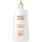 Garnier Ambre Solaire Fluido Antimanchas Super UV Diario con Vitamina C y FPS 50+, 40 ml