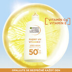 Garnier Ambre Solaire Fluido Antimanchas Super UV Diario con Vitamina C y FPS 50+, 40 ml