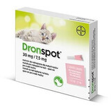 Dronspot 30 mg/7.5 mg Spot-on for small cats (≥0.5 - 2.5 kg) 2 x 0.35 ml