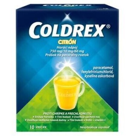 Coldrex warm lemon drink 10 sachets