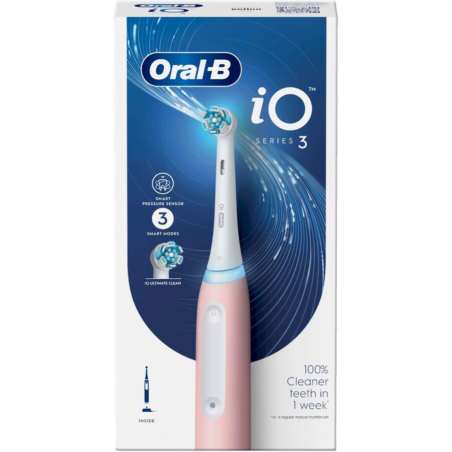 Oral-B iO 3 elektrische Zahnbürste rosa