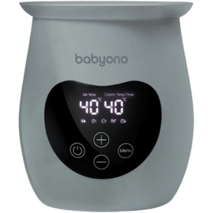 BabyOno Verwarmer en digitale sterilisator Honinggrijs