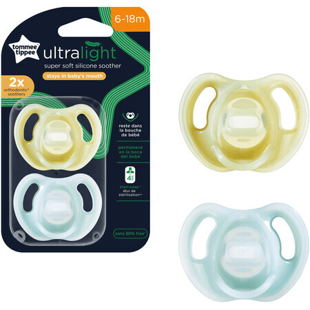 Tommee Tippee CTN Suette ultraligero 6-18m 2 uds.