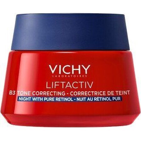 Vichy LIFTACTIV B3 Crème teintante de nuit au rétinol pur pour le renouvellement cellulaire des peaux hyperpigmentées 50 ml