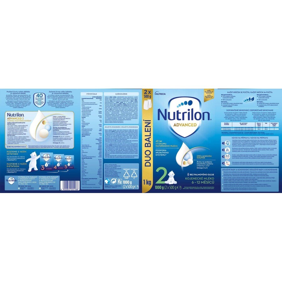 Nutrilon 2 Säuglingsfolgenahrung Pulver 1000 g