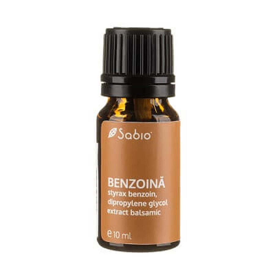 BENZOIN, ätherisches Öl Balsamicoextrakt (Styrax Benzoe, Dipropylenglykol), 10 ml, Sabio