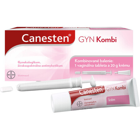 Canesten GYN Combi vaginal tablet 500 mg + cream 20 g