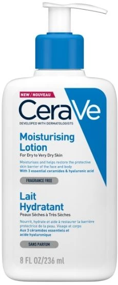CeraVe Feuchtigkeitslotion für trockene bis sehr trockene Haut 236 ml