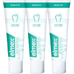 Elmex Sensitive Toothpaste pour dents sensibles 3 x 75 ml