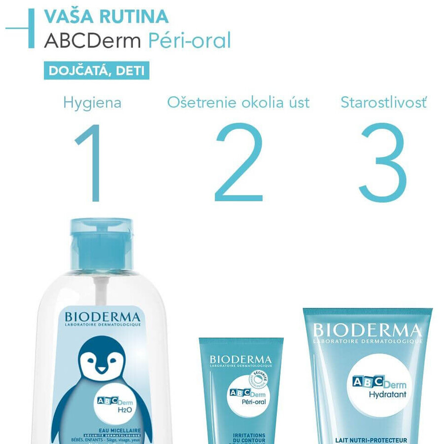 Bioderma ABCDerm Péri-orale crème voor de huid rond de mond 40 ml