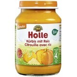 Holle organic baby snack for kids Pumpkin with rice 190 g