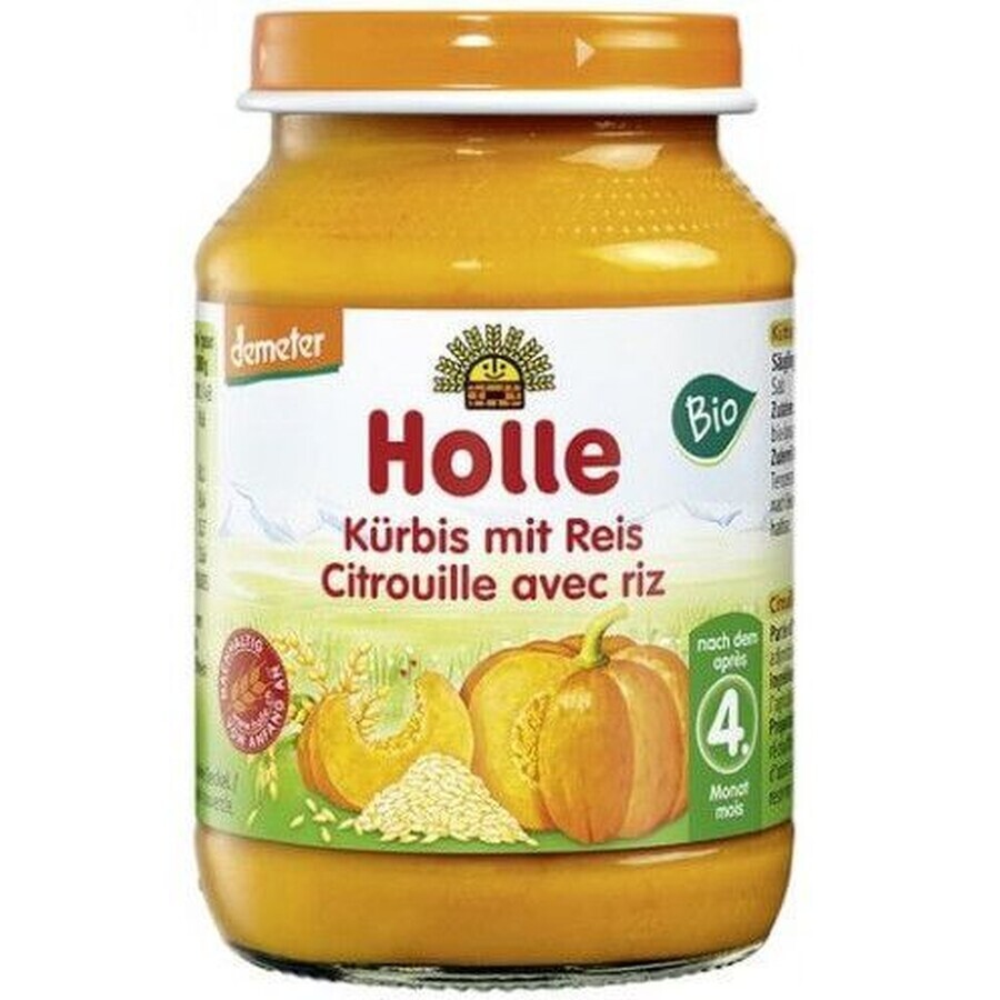 Holle organic baby snack for kids Pumpkin with rice 190 g