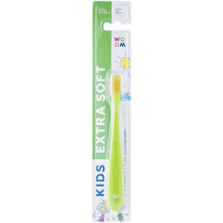 Brosse à dents extra douce pour enfants Woom Kids