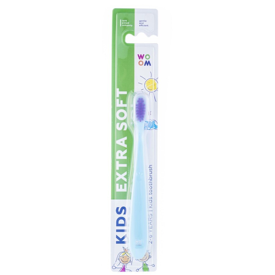 Brosse à dents extra douce pour enfants Woom Kids