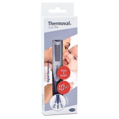 Hartmann Thermoval für Kinder, flexibles, leichtes und genaues Digitalthermometer