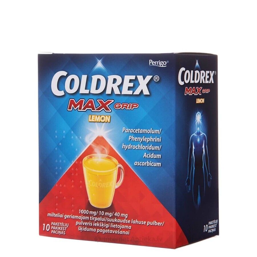 Coldrex MaxGrip Citroen 10 zakjes