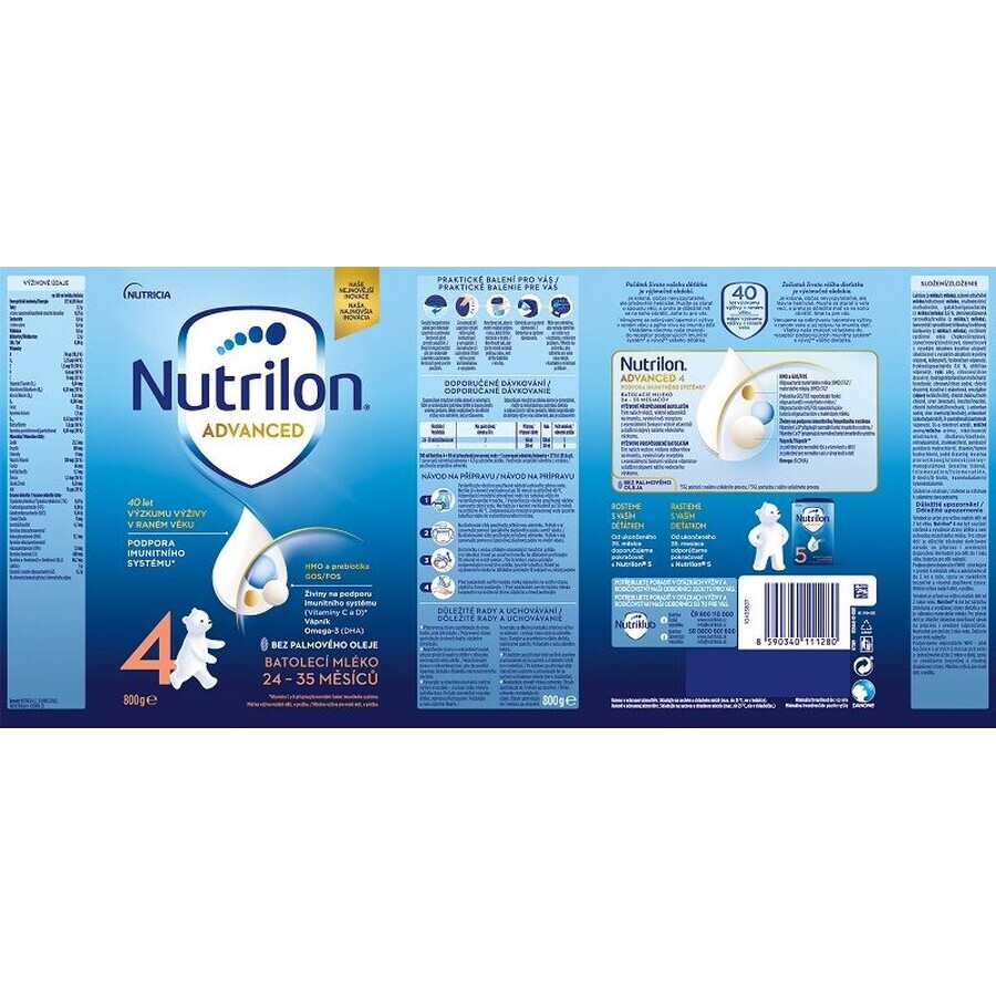 Nutrilon 4 Advanced Säuglingsnahrung 800 g