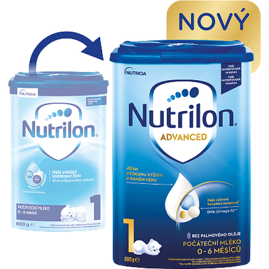 Nutrilon 1 Advanced Säuglingsmilchpulver 6 x 800 g