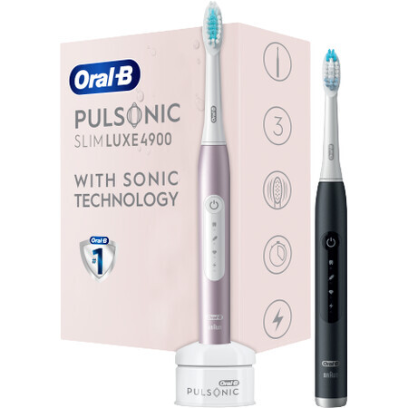 Elektrische Zahnbürste Oral-B Pulsonic Slim Luxe 4900 2 Stück