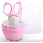 BabyOno Set de manucure pour bébé rose