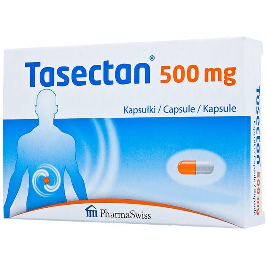 Tasectan 500 mg, 15 capsule