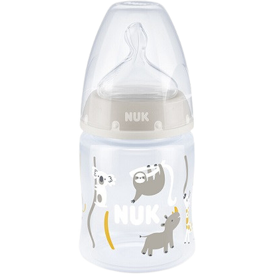 Nuk Biberon Prima alegere Controlul temperaturii bej 150 ml