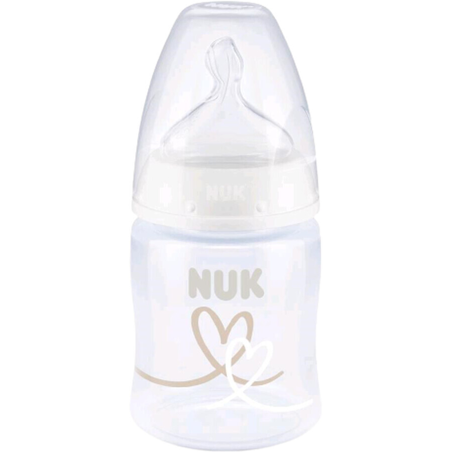 Nuk Biberon Prima alegere Controlul temperaturii bej 150 ml