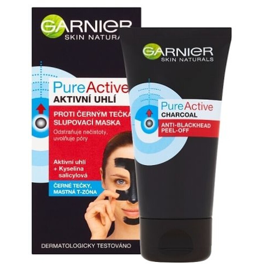 Garnier PureActive Mascarilla Exfoliante con Carbón Activado 50 ml