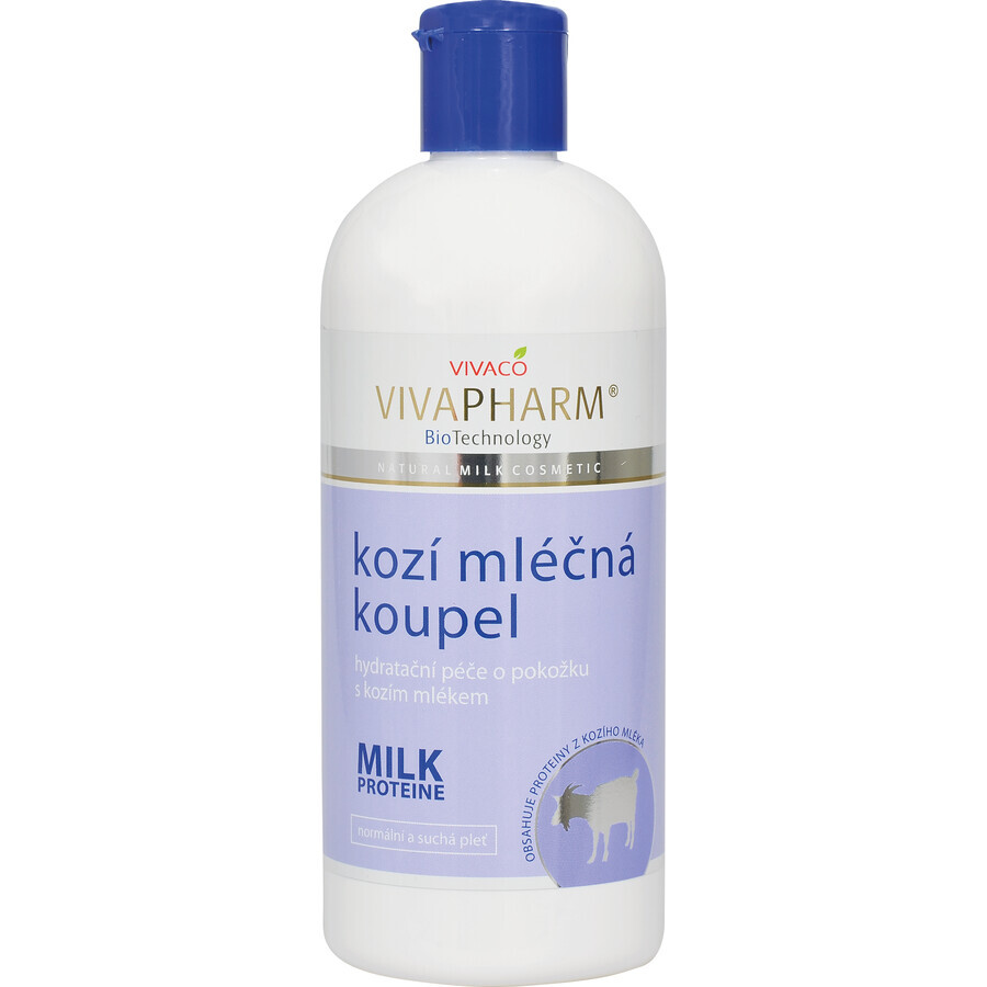 Vivapharm Ziegenmilch Feuchtigkeits-Bademilch mit Milcheiweiß 400 ml