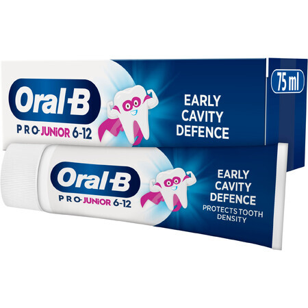 Pastă de dinți Oral-B Pro Junior 6-12 ani, 75 ml