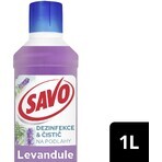 Dezinfectant și detergent pentru podele Savo Lavandă 1 l