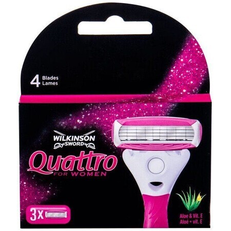 Wilkinson Sword Quattro women's replacement heads