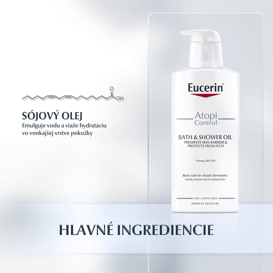 Eucerin AtopiControl shower oil for dry skin 400 ml