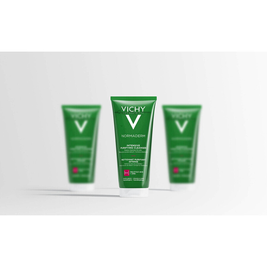 Vichy Normaderm Phytosolution Gel Gel de curățare pentru ten acneic 200 ml